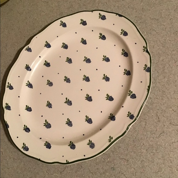 Shabby chic dinner platter - Picture 3 of 10